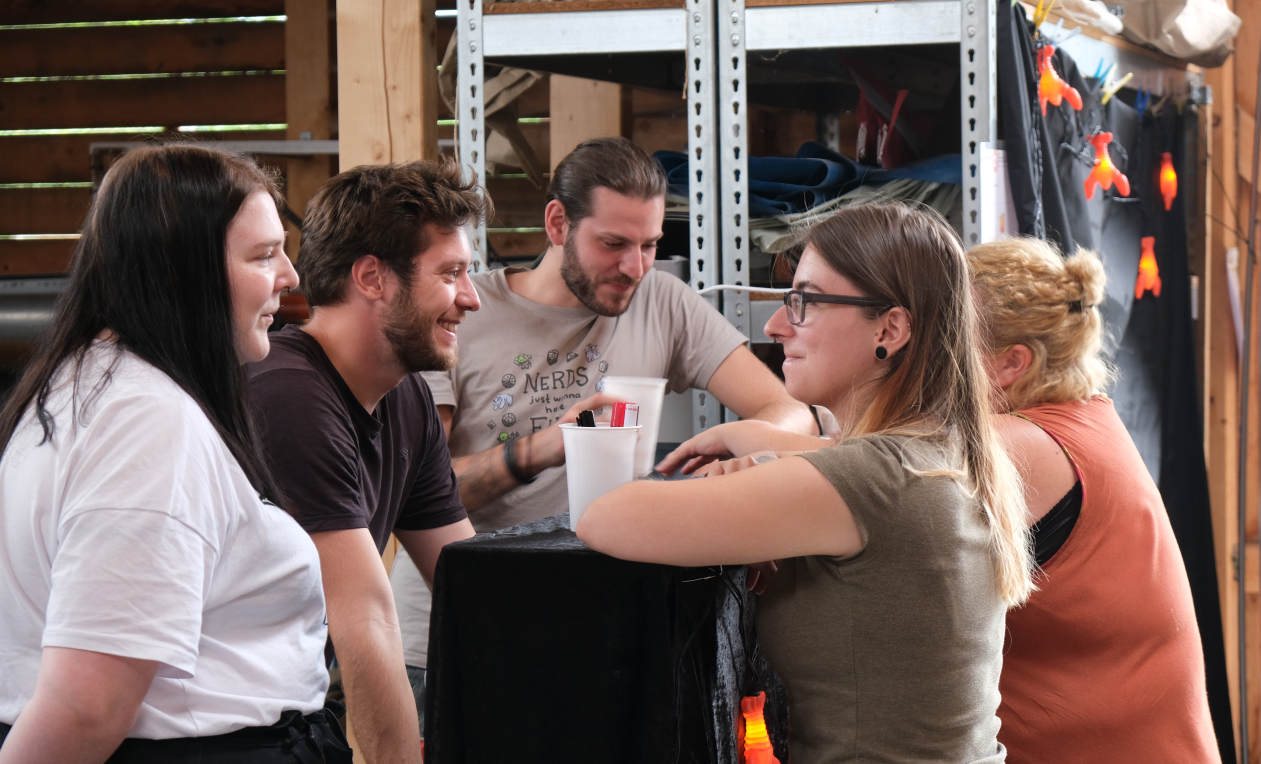 halle der helden grillfeier